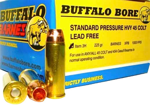 Ammunition Buffalo Bore Ammunition 500 ft lbs 45Colt BBA 3H/20     45C         225 BARN XPB       20/12 • Model: 500 ft lbs